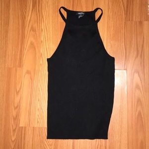 black halter top